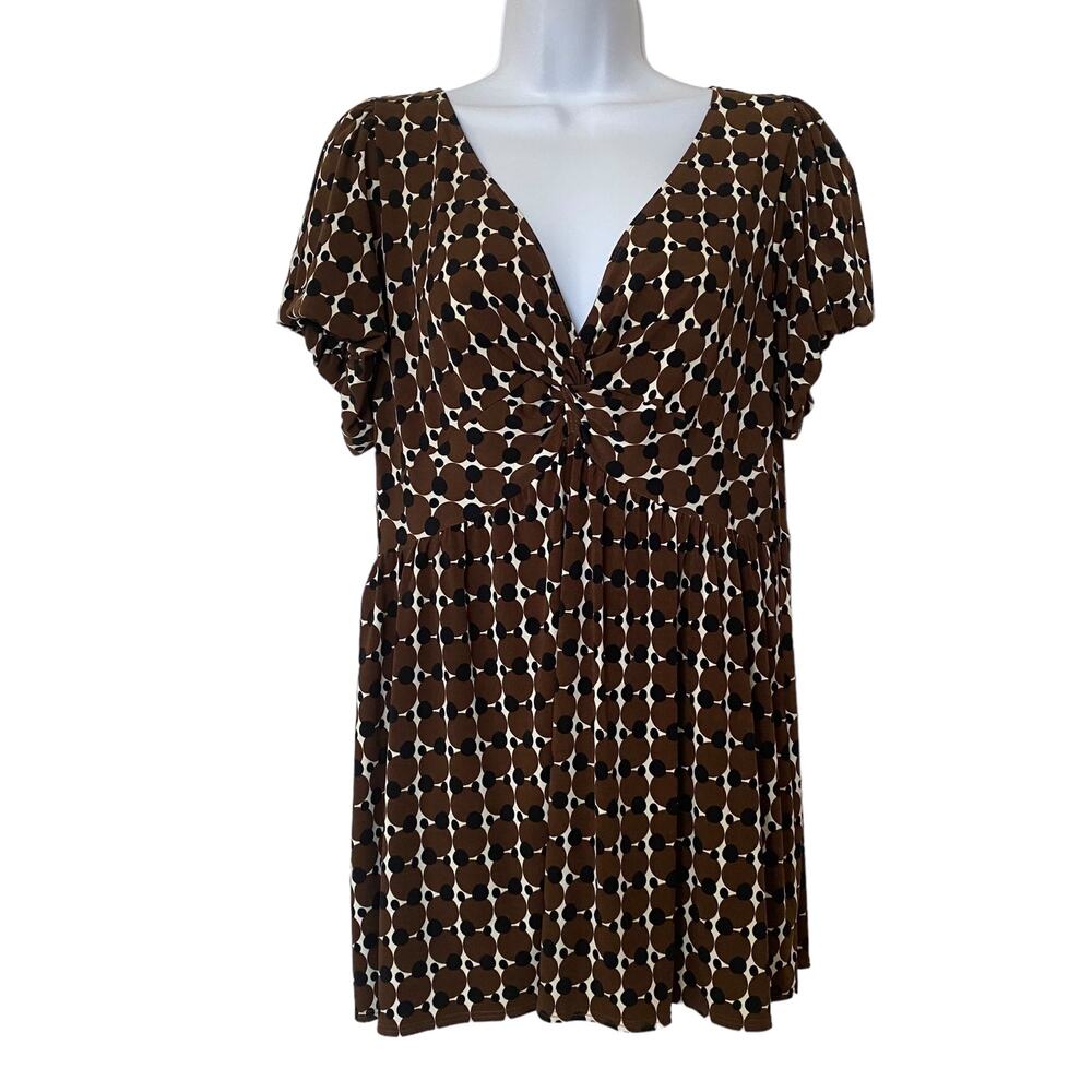 Studio M Women's Short Sleeve Top Size XL